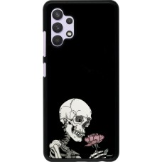 Samsung Galaxy A32 Case Hülle - Halloween 2023 rose and skeleton