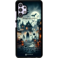 Samsung Galaxy A32 Case Hülle - Halloween Spukstadt