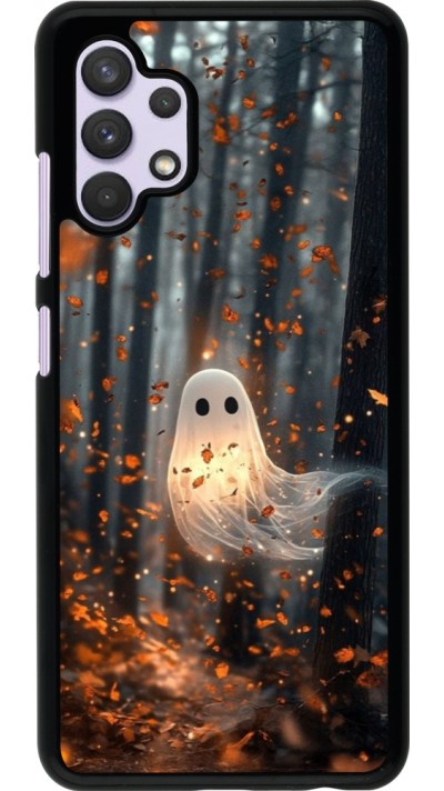 Samsung Galaxy A32 Case Hülle - Halloween 2025 Ghost in the forest