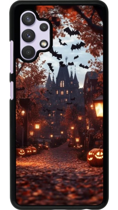 Samsung Galaxy A32 Case Hülle - Halloween 2025 Haunted house