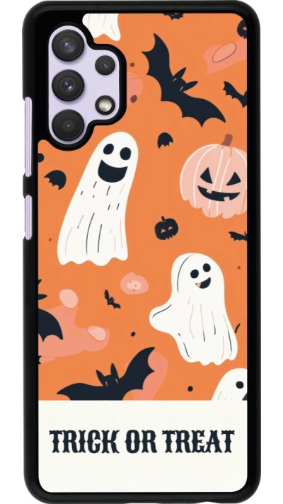 Samsung Galaxy A32 Case Hülle - Halloween 2025 Trick treat