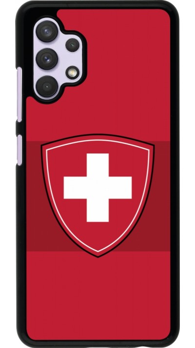 Samsung Galaxy A32 Case Hülle - Hockey World Championship Ecusson Suisse