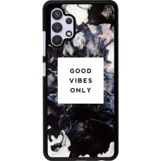 Coque Samsung Galaxy A32 - Marble Good Vibes Only