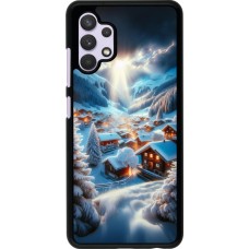 Samsung Galaxy A32 Case Hülle - Berg Schnee Licht
