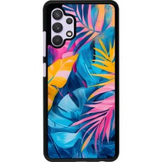 Samsung Galaxy A32 Case Hülle - Palms Blue