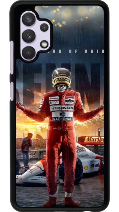Samsung Galaxy A32 Case Hülle - Senna The King of Rain