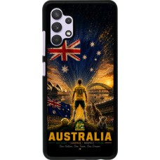 Samsung Galaxy A32 Case Hülle - Fussball Australien splash 2026