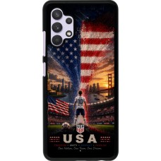 Samsung Galaxy A32 Case Hülle - Fussball Vereinigten Staaten splash 2026