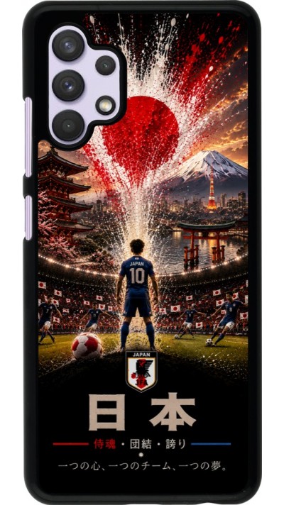 Samsung Galaxy A32 Case Hülle - Fussball Japan splash 2026