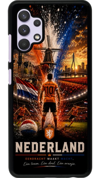 Samsung Galaxy A32 Case Hülle - Fussball Niederlande splash 2026