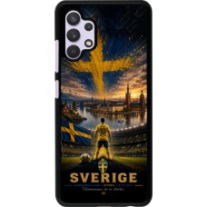 Samsung Galaxy A32 Case Hülle - Fussball Schweden splash 2026