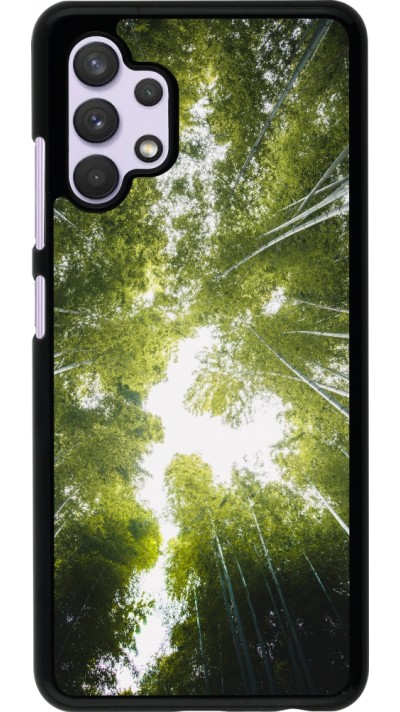 Samsung Galaxy A32 Case Hülle - Spring 23 forest blue sky