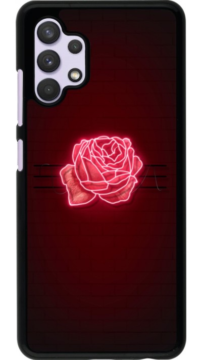 Samsung Galaxy A32 Case Hülle - Spring 23 neon rose