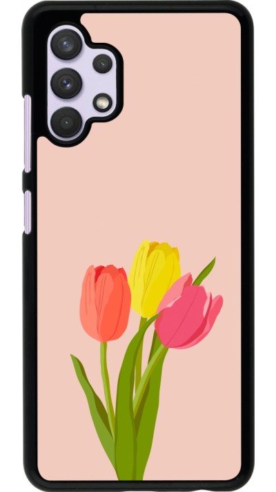Samsung Galaxy A32 Case Hülle - Spring 23 tulip trio