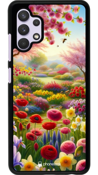 Samsung Galaxy A32 Case Hülle - Frühling 25 Strauß Frühling