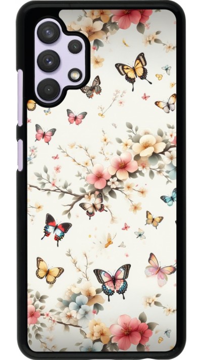 Samsung Galaxy A32 Case Hülle - Frühling 25 Leichte Schmetterlinge