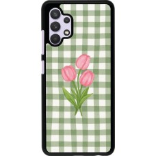 Samsung Galaxy A32 Case Hülle - Green vichy tulips 2026