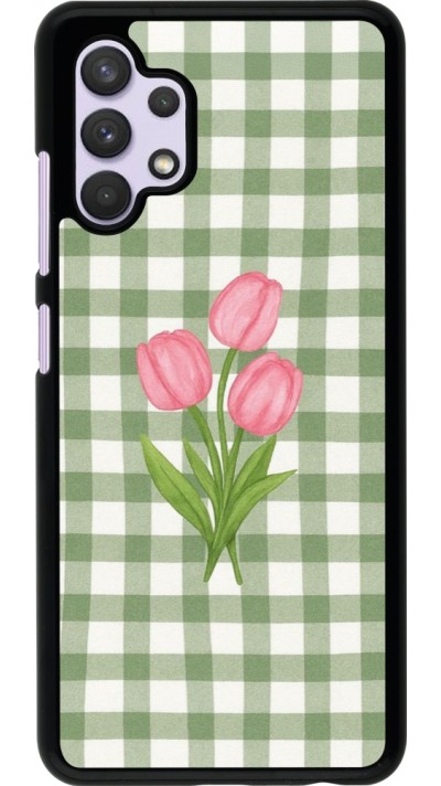 Samsung Galaxy A32 Case Hülle - Green vichy tulips 2026