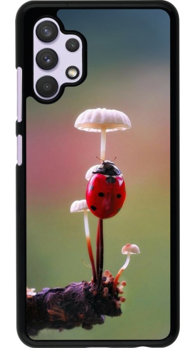Samsung Galaxy A32 Case Hülle - Ladybird on a mushroom 2026