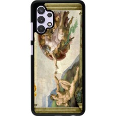Samsung Galaxy A32 Case Hülle - Kunstbild - Die Erschaffung Adams - Michelangelo