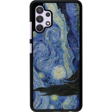 Samsung Galaxy A32 Case Hülle - Kunstbild - Sternennacht - Van Gogh