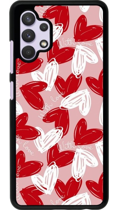 Samsung Galaxy A32 Case Hülle - Valentine 2024 with love heart