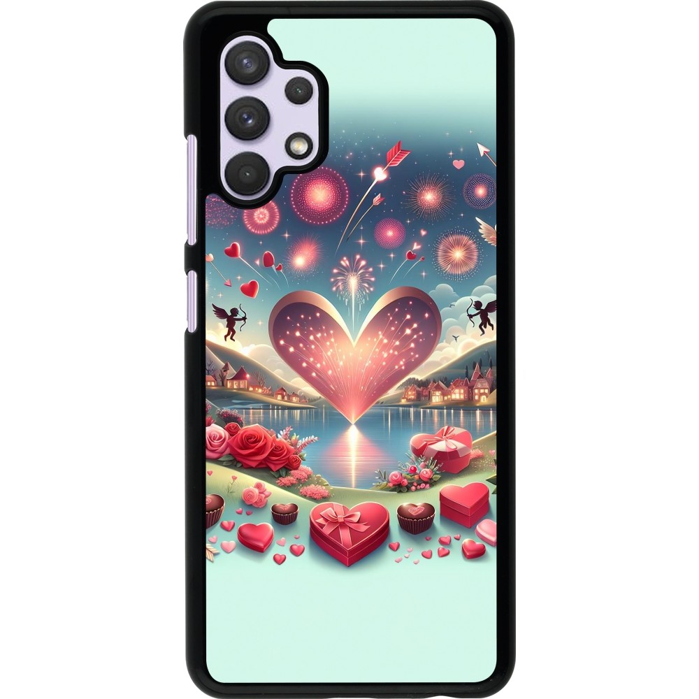 Samsung Galaxy A32 Case Hülle - Valentin 2025 Schick