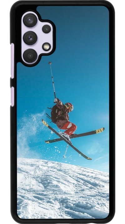 Samsung Galaxy A32 Case Hülle - Winter 22 Ski Jump