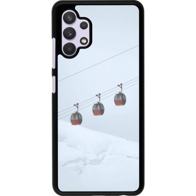 Samsung Galaxy A32 Case Hülle - Winter 22 ski lift