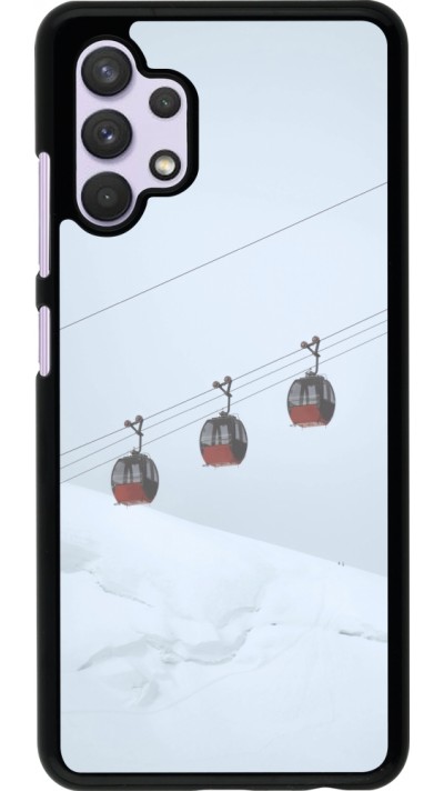 Samsung Galaxy A32 Case Hülle - Winter 22 ski lift