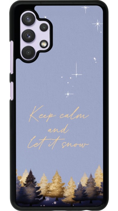 Samsung Galaxy A32 Case Hülle - Winter 25 Winter illustration of trees