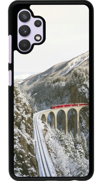 Samsung Galaxy A32 Case Hülle - Winter 25 Winter polar express