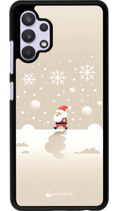 Samsung Galaxy A32 Case Hülle - Weihnachten 2023 Minimalistischer Weihnachtsmann