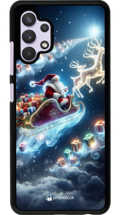 Samsung Galaxy A32 Case Hülle - Weihnachten 2023 Verzauberter Weihnachtsmann