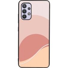 Samsung Galaxy A32 Case Hülle - Silikon schwarz Autumn 22 abstract sunrise