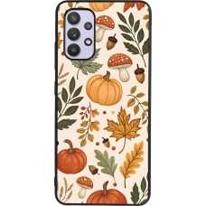 Samsung Galaxy A32 Case Hülle - Silikon schwarz Autumn 25 Autumn pattern