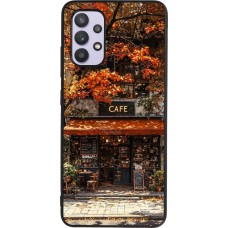 Samsung Galaxy A32 Case Hülle - Silikon schwarz Autumn 25 Coffee shop