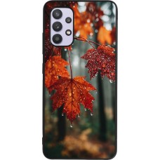 Samsung Galaxy A32 Case Hülle - Silikon schwarz Autumn 25 Rain