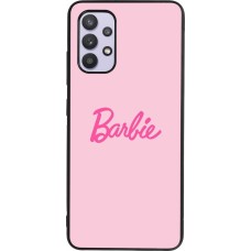 Samsung Galaxy A32 Case Hülle - Silikon schwarz Barbie Text