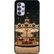 Samsung Galaxy A32 Case Hülle - Silikon schwarz Christmas 25 Carousel