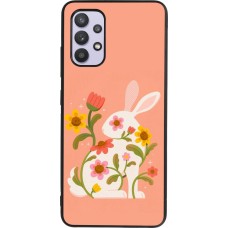 Samsung Galaxy A32 Case Hülle - Silikon schwarz Easter 2026 Rabbit collage