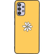Samsung Galaxy A32 Case Hülle - Silikon schwarz Easter 2023 daisy