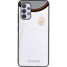 Samsung Galaxy A32 Case Hülle - Silikon schwarz Deutschland 2022 personalisierbares Fußballtrikot
