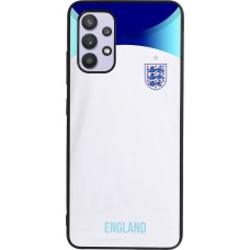 Samsung Galaxy A32 Case Hülle - Silikon schwarz England 2022 personalisierbares Fußballtrikot