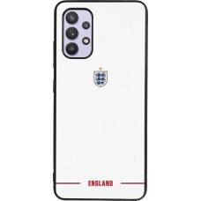 Samsung Galaxy A32 Case Hülle - Silikon schwarz England 2026 personalisierbares Fussballtrikot