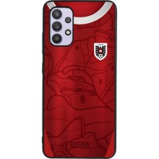 Samsung Galaxy A32 Case Hülle - Silikon schwarz Austria personalisierbares Fussballtrikot