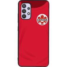 Samsung Galaxy A32 Case Hülle - Silikon schwarz Kanada 2022 personalisierbares Fussballtrikot