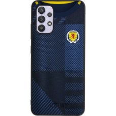 Samsung Galaxy A32 Case Hülle - Silikon schwarz Schottland personalisierbares Fussballtrikot