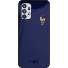 Samsung Galaxy A32 Case Hülle - Silikon schwarz Frankreich 2022 personalisierbares Fussballtrikot