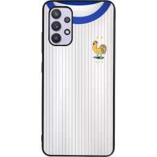 Samsung Galaxy A32 Case Hülle - Silikon schwarz Frankreich Away personalisierbares Fussballtrikot